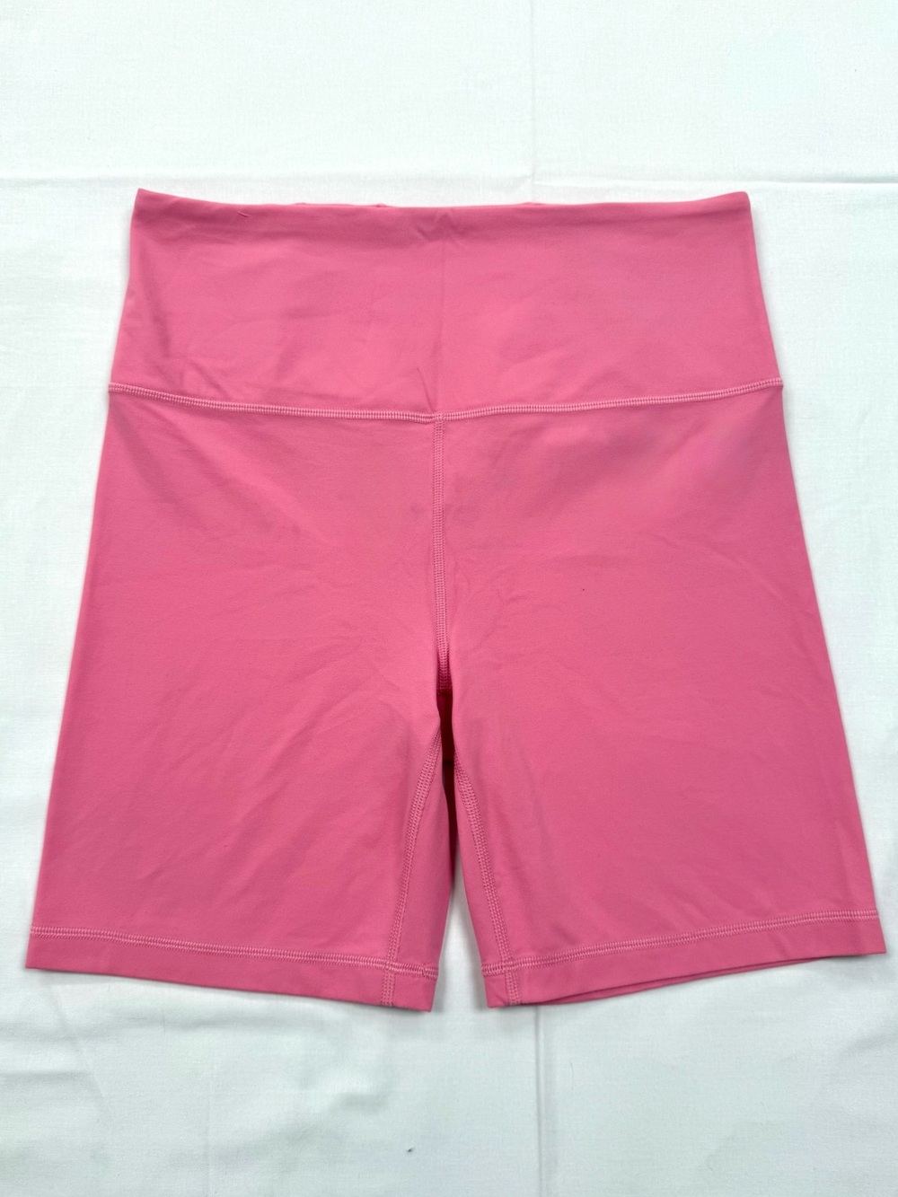 Athleta Elevation 7” Bike Shorts Women’s Small Pink Ultra High Rise Yoga